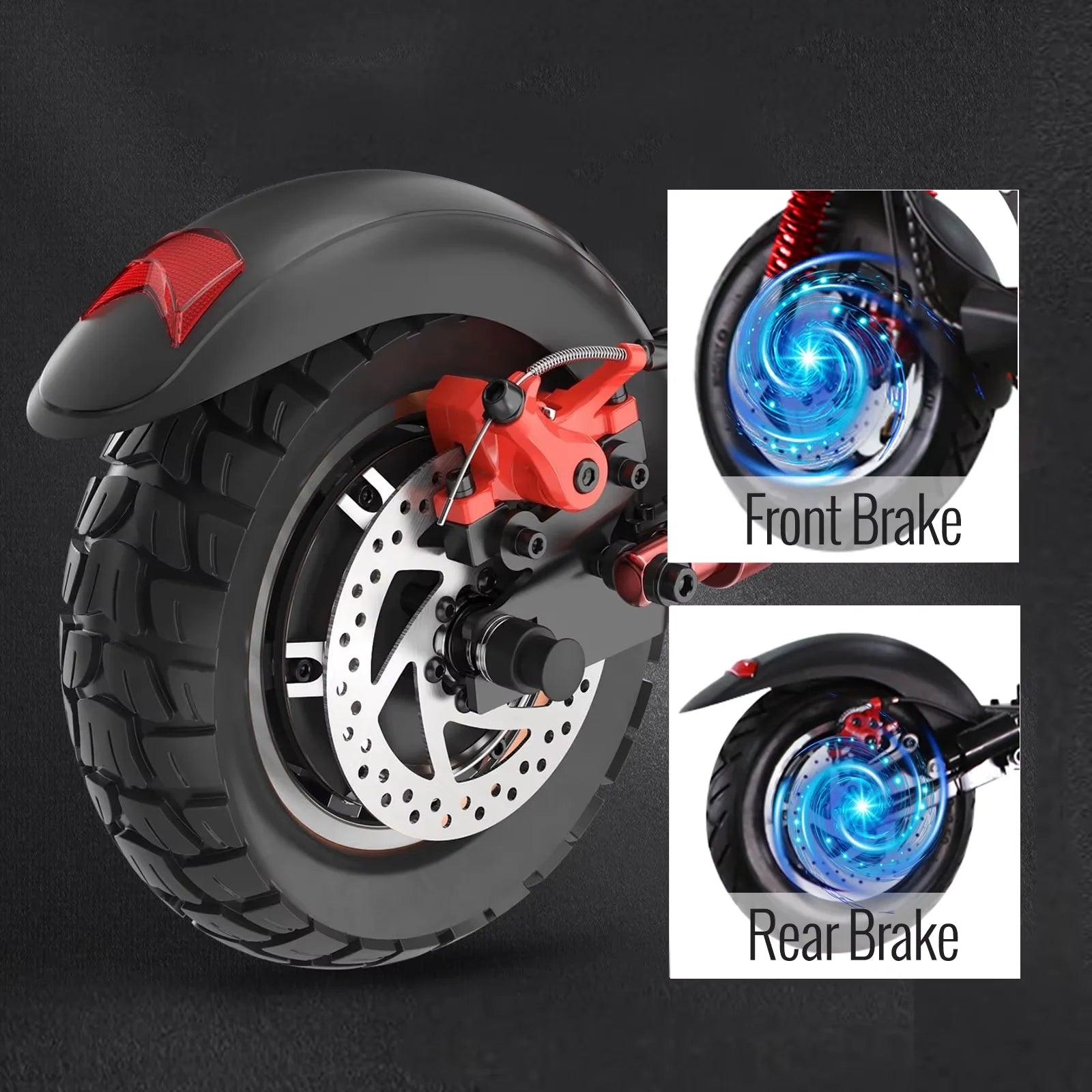 SUNNIGOO Electric Scooter For Adult 10 inch Off-Road 48V Lithium Battery Max Speed 45km/h Send Seat Foldable E Scooter