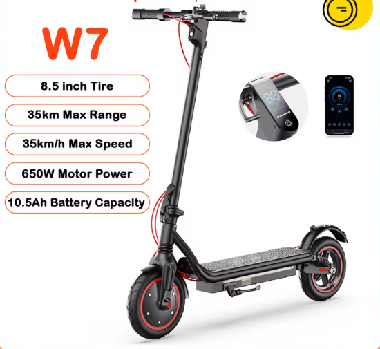 Electric Scooter W7 36V 10.5Ah 650W
