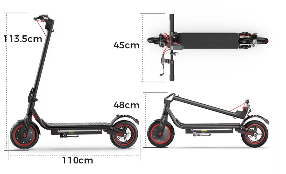 Electric Scooter W7 36V 10.5Ah 650W