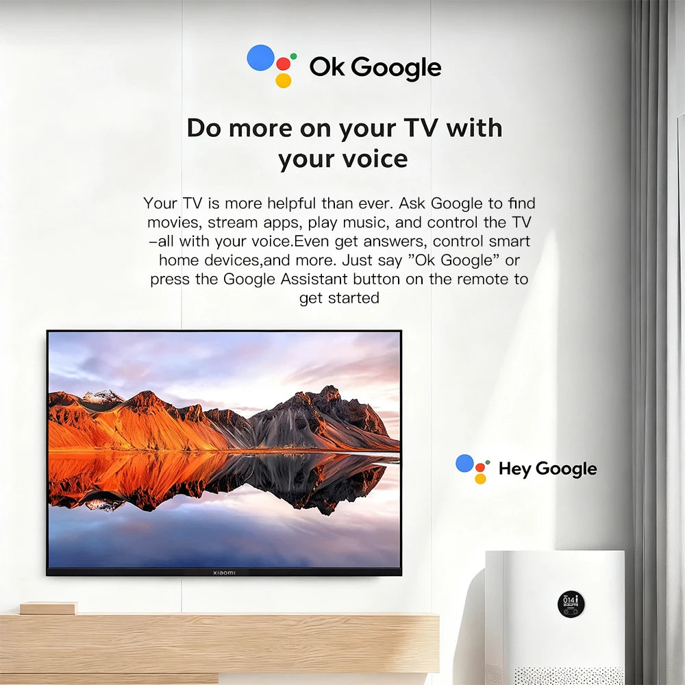 Xiaomi TV A 32, Compact Size With Colorful Screen, Dynamic Sound With Dolby Audio™, DTS-X And DTS Virtual:X, Top-end Metal Fini