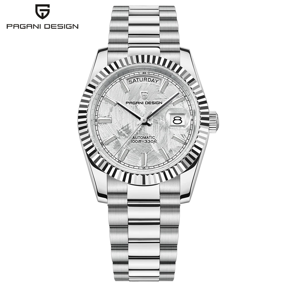 PAGANI DESIGN 2026 New DD36 automatic mechanical men watch Double calendar 36MM Watch For Men sapphire luxury waterproof Watches