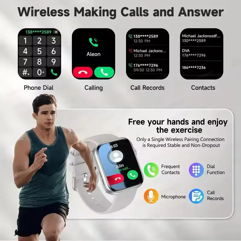 2026New GPS Smart Watch Series 10 For Apple Watch 10 Memory Music Video Bluetooth Call Waterproof NFC Smartwatch For Android IOS