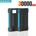 ROMOSS 120W 500000mAh Solar Power Bank Portable Large Capacity Super Fast Charging Outdoor External Battery for iPhone 17/16/15