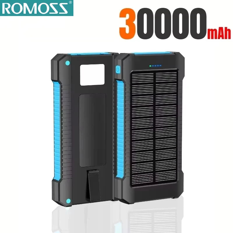 ROMOSS 120W 500000mAh Solar Power Bank Portable Large Capacity Super Fast Charging Outdoor External Battery for iPhone 17/16/15