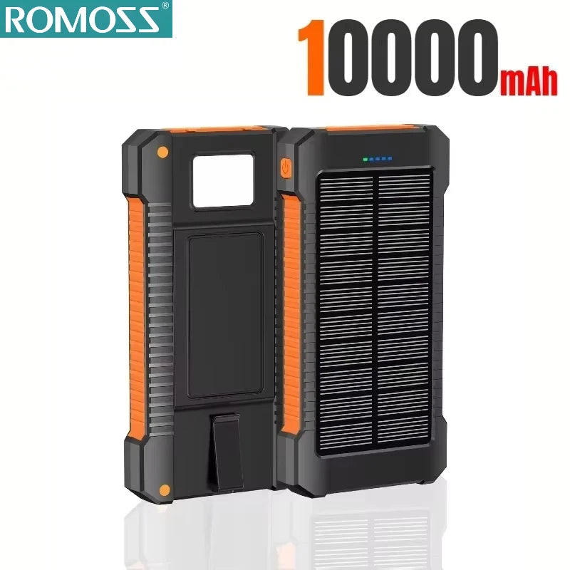 ROMOSS 120W 500000mAh Solar Power Bank Portable Large Capacity Super Fast Charging Outdoor External Battery for iPhone 17/16/15