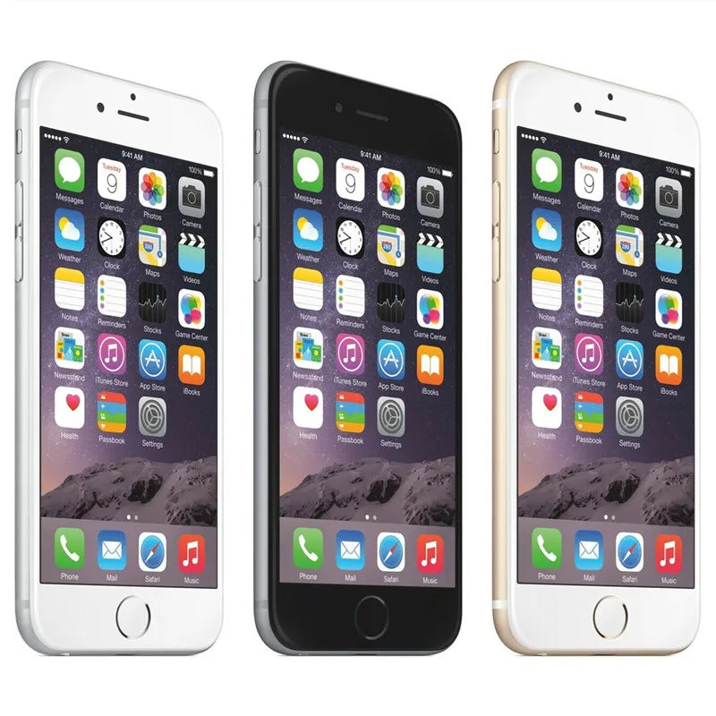 Original Apple iPhone 6 iPhone6 4.7" IOS A8 8MP 1GB RAM 16/64/128GB ROM Dual Core Fingerprint 4G LTE Cell Phone