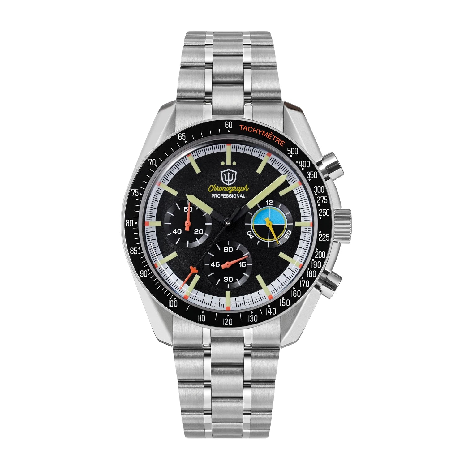 Watchdives New Wd1863 Quartz Men Watch VK63 Chronograph Bubble Sapphire Waterproof 39Mm Steel Top Brand Luxury Business Watch