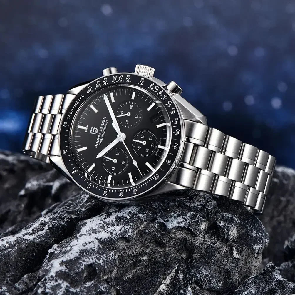 PAGANI DESIGN 2026 New Men's Watches Top Luxury Quartz Watch For Men Auto Date Speed Chronograph AR Sapphire Mirror Wrist watch