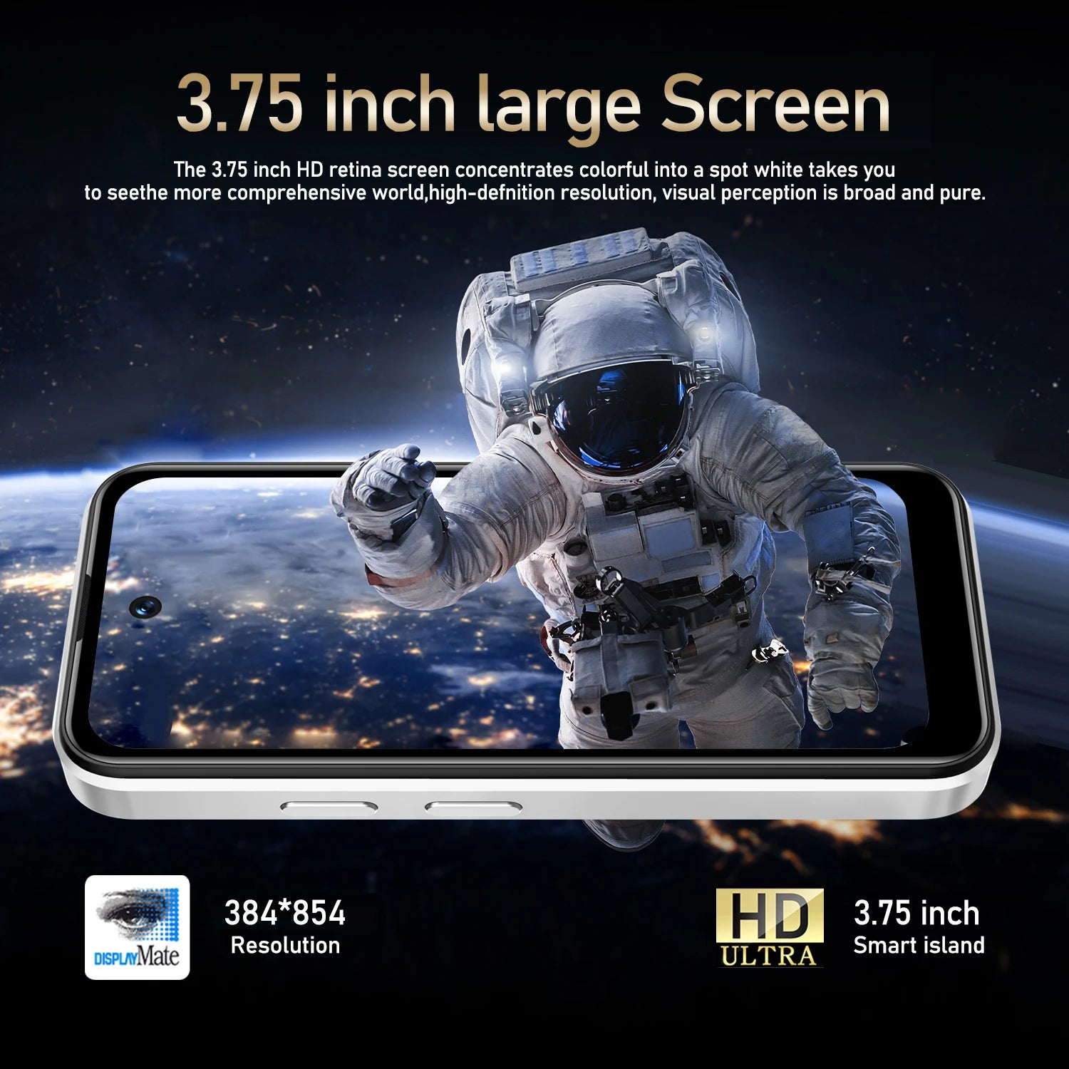 FUFFI-Mini phone M17 Pro 3.75inch 2+16GB ROM Smartphone Android Dual SIM Google Play Store 1500mAh 3G Network Mobile phones Gift