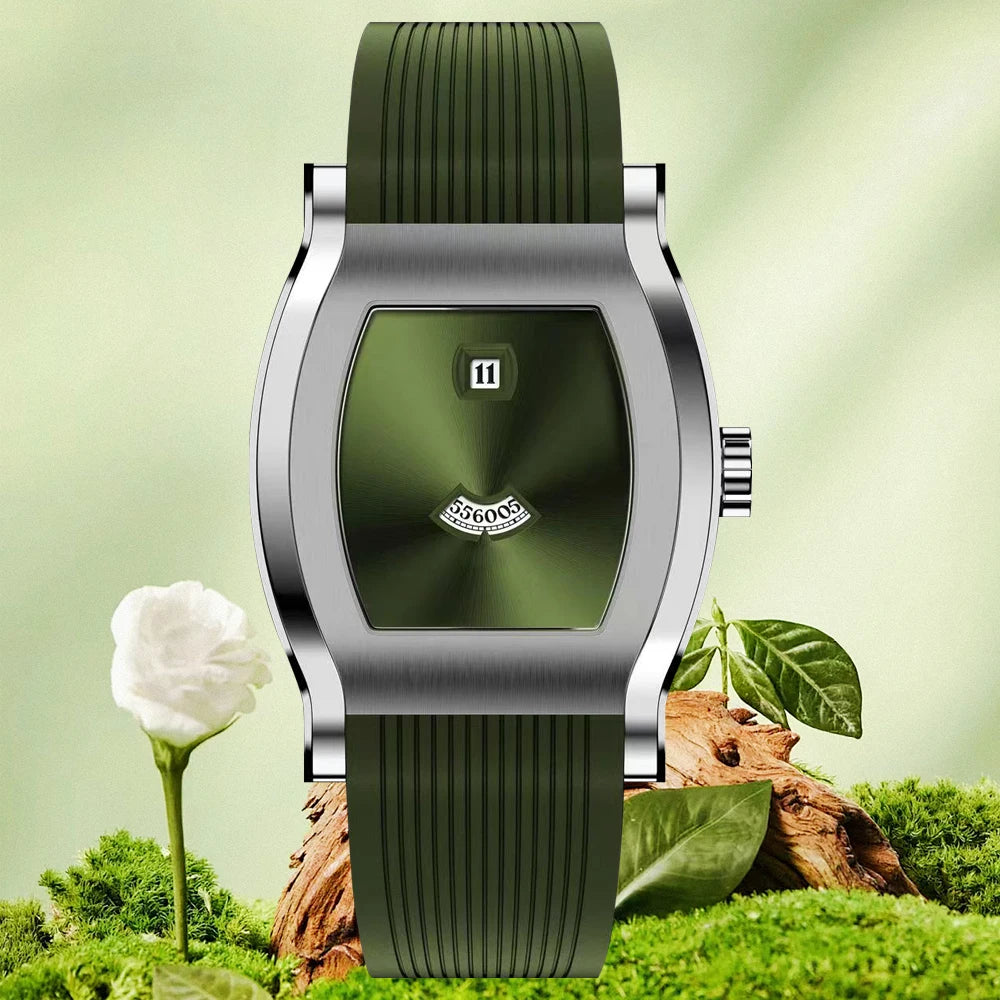 Luxury New Specht & Söhne Jump Hour Automatic Mechanical Men Watch Sapphire Crystal Stainless Steel Wristwatch Reloj Hombre ﻿