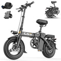 TOOFLY GS3 Folding Electric Bicycle 250W 48V15AH Adult Travel City Commuter Electric Bike 14*2.125 Inch Tire Mini E-bike