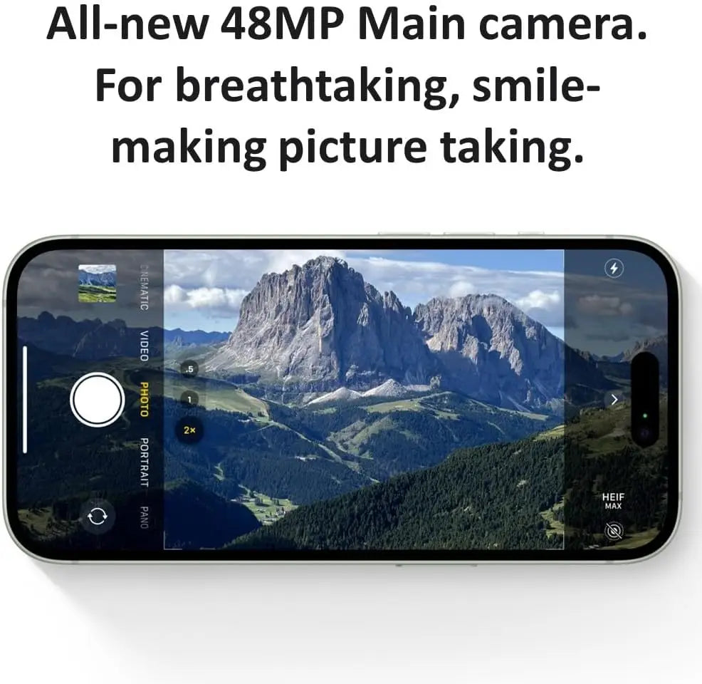 Original iPhone 15 128GB/256GB/512GB ROM 6GB RAM Sim Free 5G Cell Phone iPhone15 Official Package