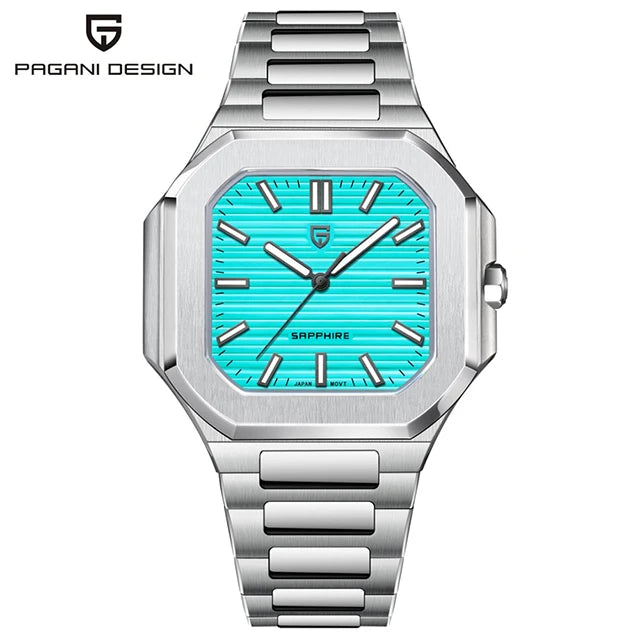 PAGANI DESIGN New Quartz Men's Watch Stainless Steel Sports Waterproof Men Watches Luxury Fashion Sapphire Glass Watch For Men's