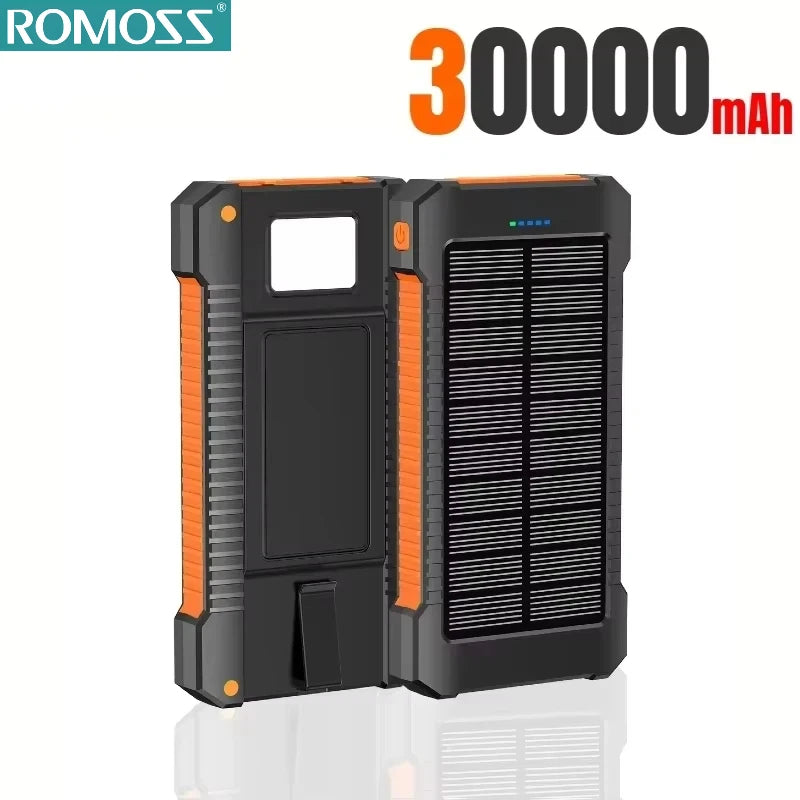 ROMOSS 120W 500000mAh Solar Power Bank Portable Large Capacity Super Fast Charging Outdoor External Battery for iPhone 17/16/15
