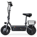 iScooter F3 10" Folding Electric Scooter - 1000W 48V 13Ah, 45km/h, 55-60km Range, Seat & Basket, Disc Brake, Rear Drive