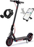 8.5 Inch Electric Scooter with App Function, with Mobile Phone Holder and Anti-Theft Protection, Foldable E Scooter, 25-30 km