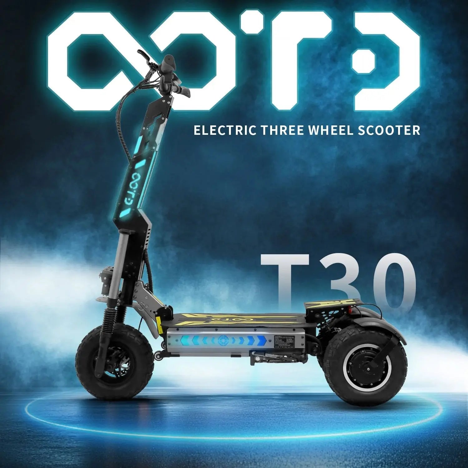 DUOTTS OOTD T30 Electric Scooter 3200W Motor City switching Scooter 60V 31.2Ah 55 km/h Max Speed 13 Inch Off-Road types E-Scooter