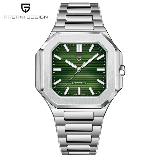 PAGANI DESIGN New Quartz Men's Watch Stainless Steel Sports Waterproof Men Watches Luxury Fashion Sapphire Glass Watch For Men's