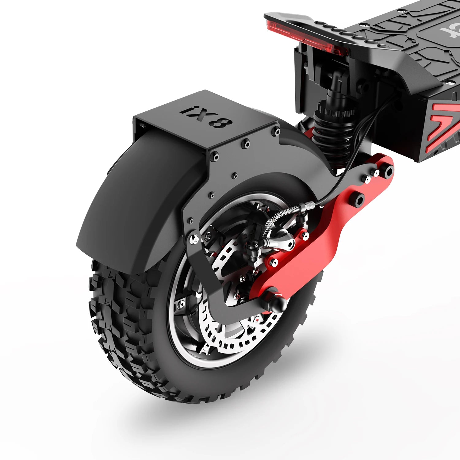 iScooter iX8 12" Folding Off-Road Electric Scooter - 1200W*2 Dual Motor, 48V 20Ah, 60km/h, Dual Suspension, Hydraulic Disc Brake