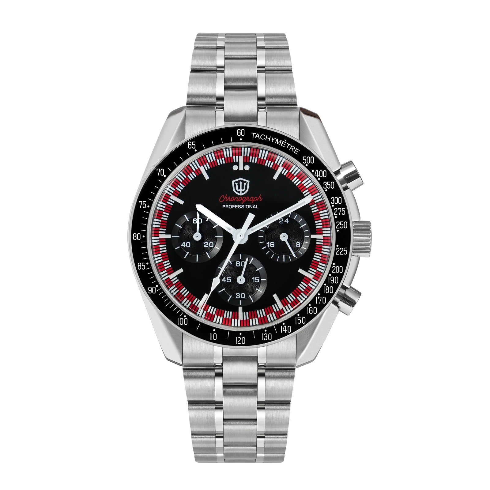 Watchdives New Wd1863 Quartz Men Watch VK63 Chronograph Bubble Sapphire Waterproof 39Mm Steel Top Brand Luxury Business Watch