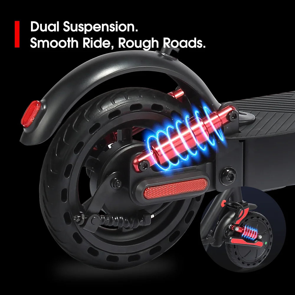 HX D06 electric scooter 500W 36V 25AH Shock absorbing Electric kick scooters foldable E Scooter 8.5inch APP Smart adult escooter