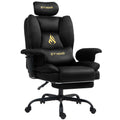 Symino Gaming Chair, Faux Suede Sofa-Style Office Chair with Footstool Height-Adjustable Office Chair, 130kg Capacity
