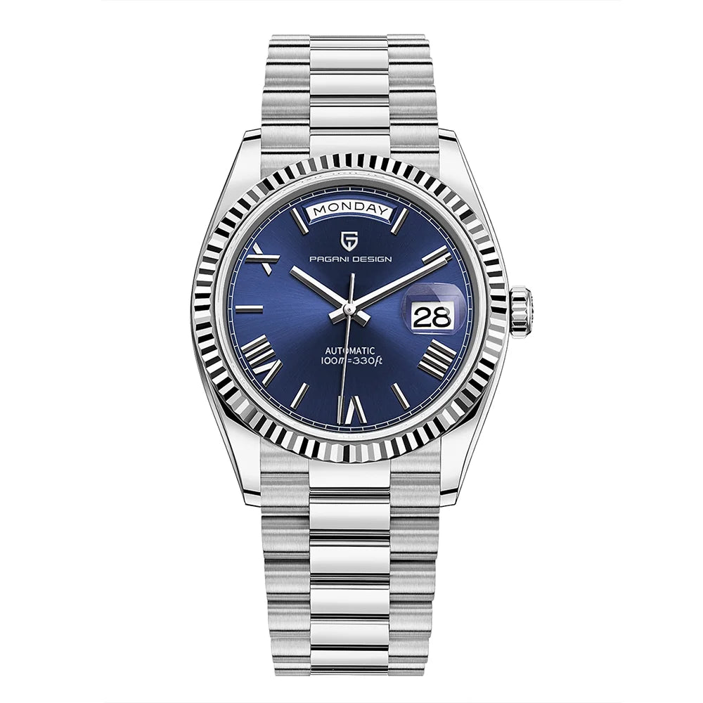 PAGANI DESIGN 2026 New DD36 automatic mechanical men watch Double calendar 36MM Watch For Men sapphire luxury waterproof Watches