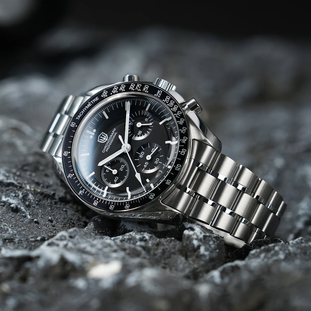 Watchdives New Wd1863 Quartz Men Watch VK63 Chronograph Bubble Sapphire Waterproof 39Mm Steel Top Brand Luxury Business Watch