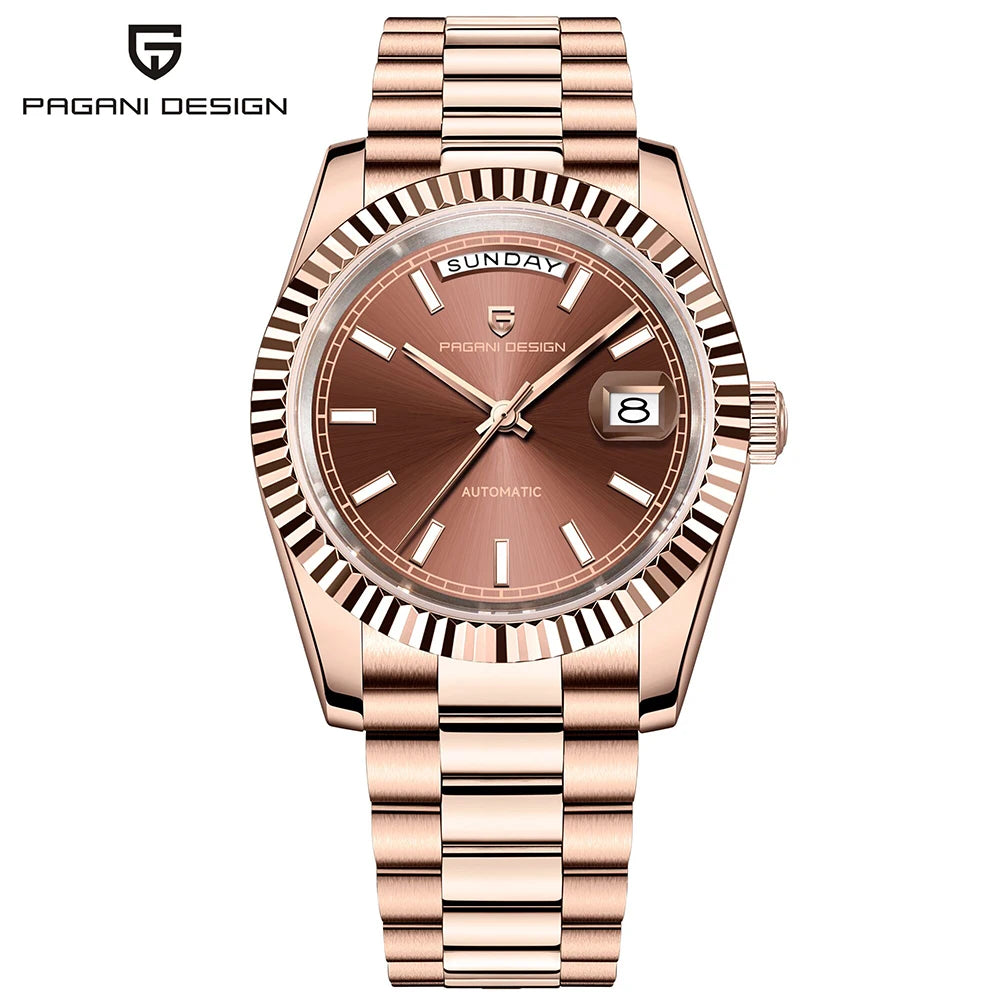 PAGANI DESIGN 2026 New DD36 automatic mechanical men watch Double calendar 36MM Watch For Men sapphire luxury waterproof Watches