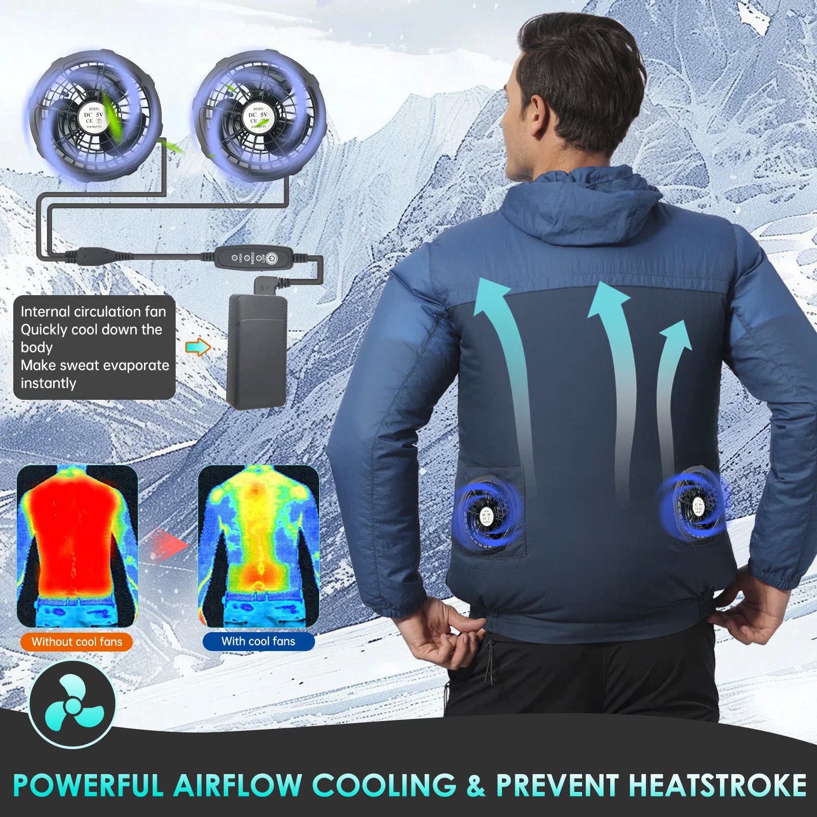 Powerbank 30000mAh Portable Heating Mobile Power Supply for Heating Vest Jacket Gloves Electric Heating Equipment DC Power Bank