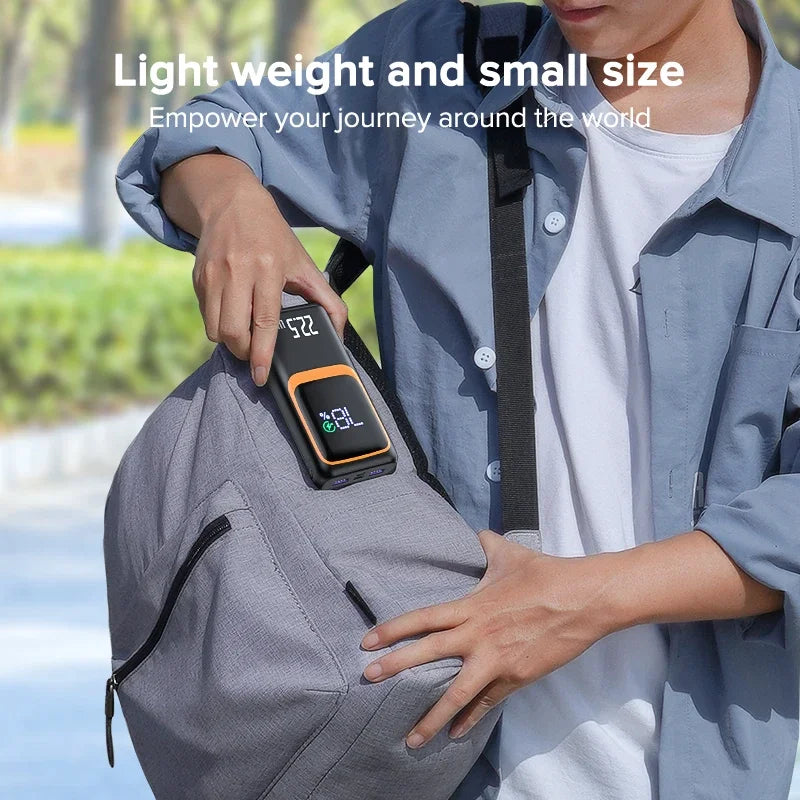 QOOVI 20000mAh Power Bank External Large Battery Capacity PD 22.5W Fast Charging Portable Charger For Samsung iPhone Xiaomi