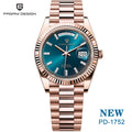 PAGANI DESIGN 2026 New DD36 automatic mechanical men watch Double calendar 36MM Watch For Men sapphire luxury waterproof Watches