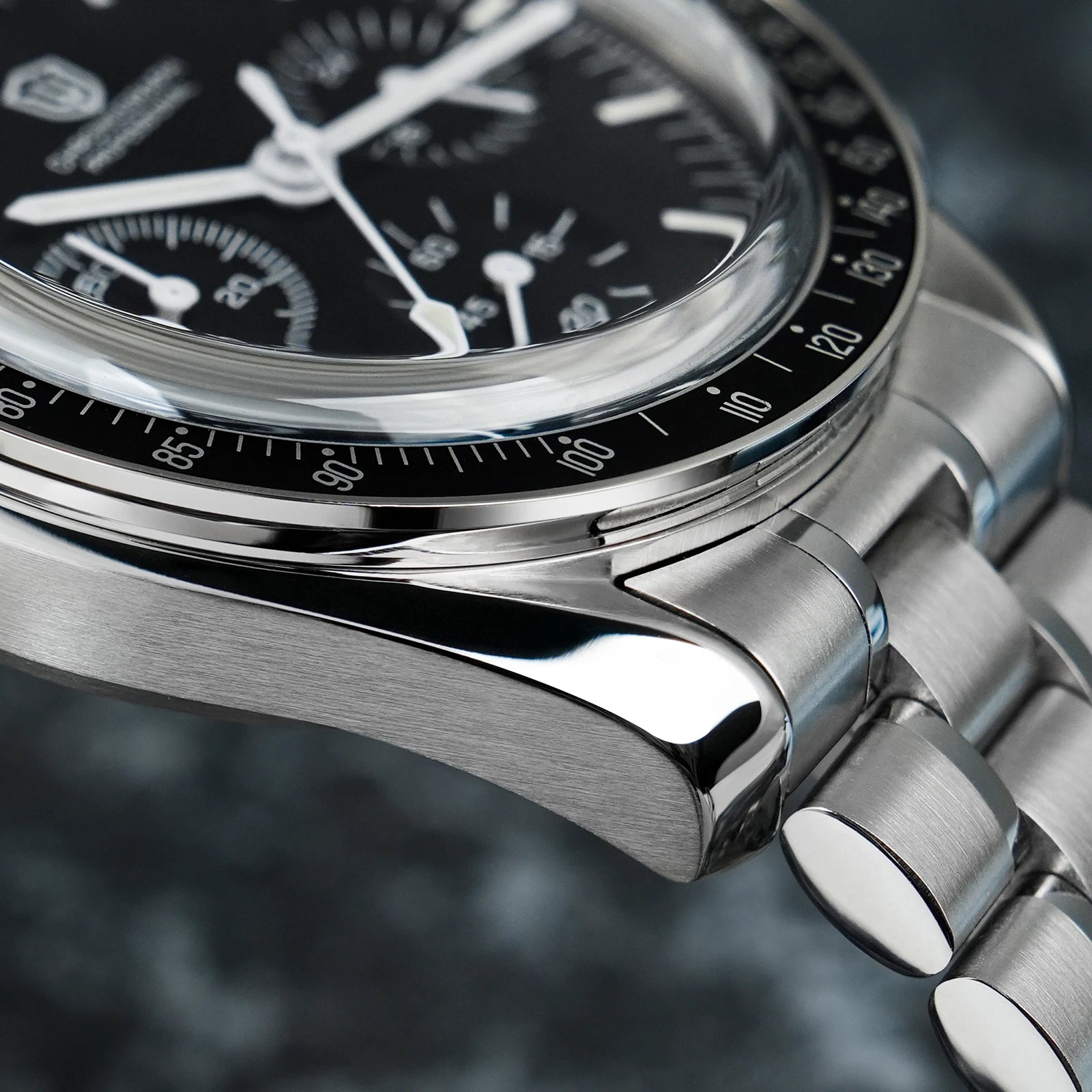 Watchdives New Wd1863 Quartz Men Watch VK63 Chronograph Bubble Sapphire Waterproof 39Mm Steel Top Brand Luxury Business Watch