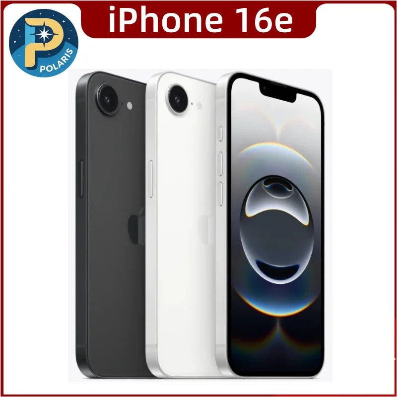 Original iPhone 16e 128GB/256GB/512GB ROM 8GB RAM Sim Free 5G Cell Phone Official Package Looks Like New