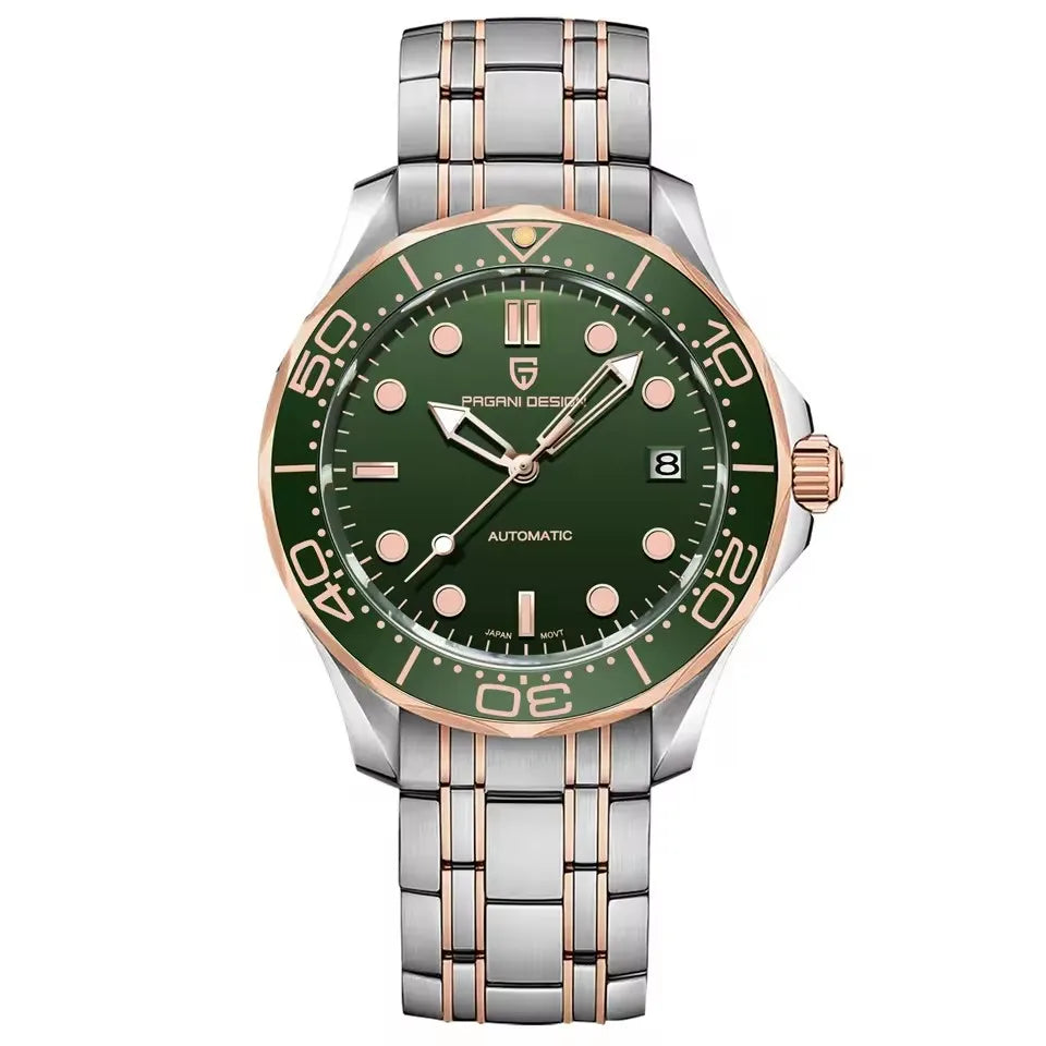 2026 PAGANI DESIGN New 007 Ceramic Bezel Man watch Luminous Sapphire Japan Movt Watch 316L All Steel Mechanical Luxury Men watch