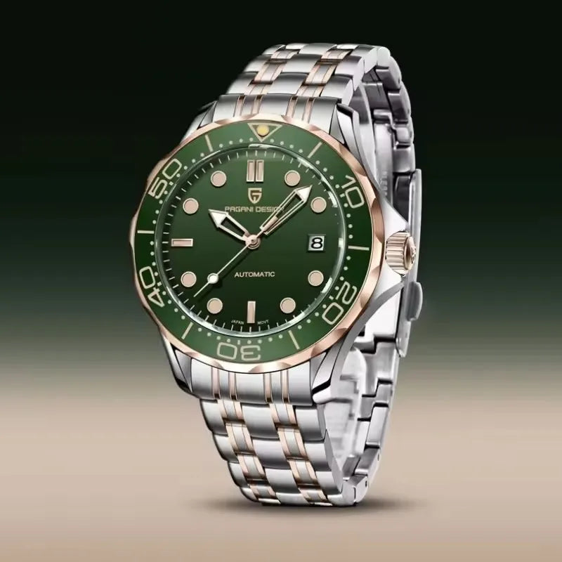 2026 PAGANI DESIGN New 007 Ceramic Bezel Men watch 316L All Steel Luminous Sapphire Man watch Mechanical Luxury Japan Movt Watch