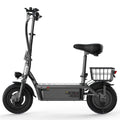 iScooter F2 10" Folding Electric Scooter - 500W 36V 7.8Ah, 30km/h, 25-30km Range, Seat & Basket, Disc Brake, Rear Drive