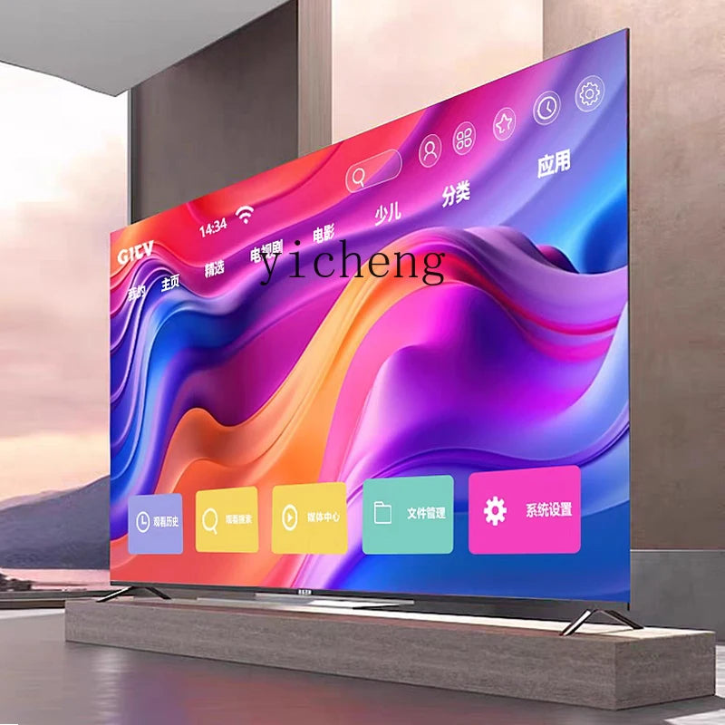 ZC 8K genuine 100 inch 65  75  120 inch ultra-clear ultra-thin intelligent voice Internet Protocol Television