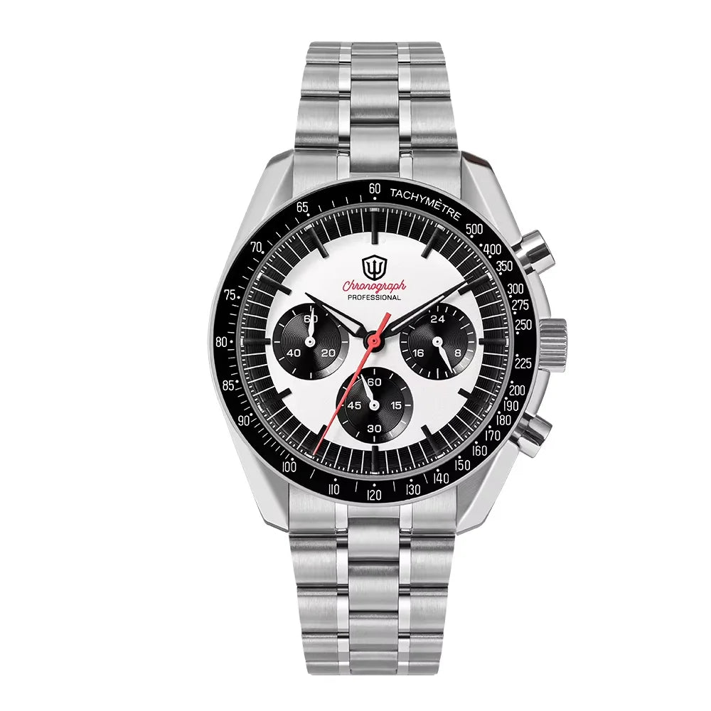 Watchdives New Wd1863 Quartz Men Watch VK63 Chronograph Bubble Sapphire Waterproof 39Mm Steel Top Brand Luxury Business Watch