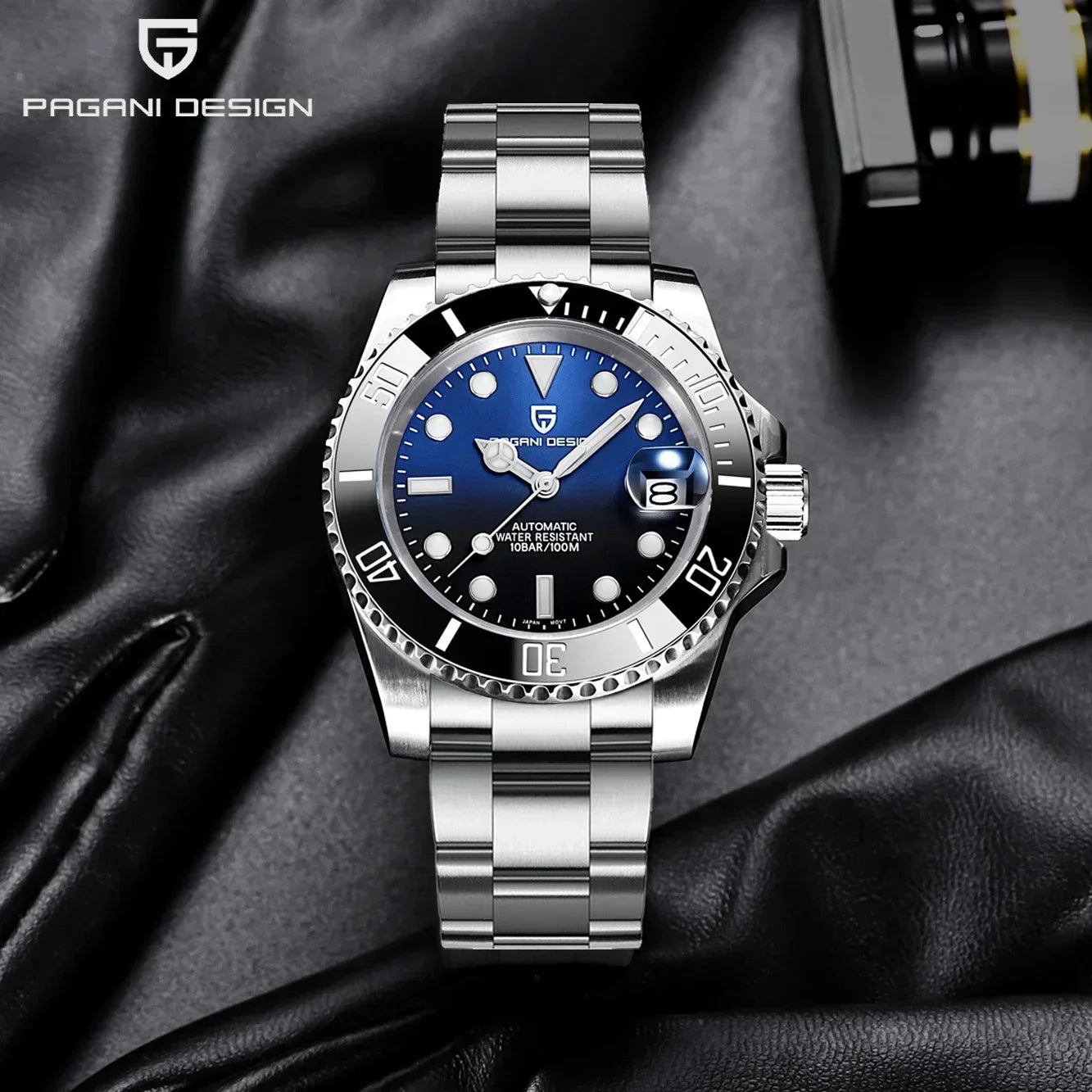 Pagani Design 2025 Men Automatic Mechanical Watch PD1661 NH35/8215 Dive Stainless Steel Waterproof Clock Sapphire Reloj Hombre