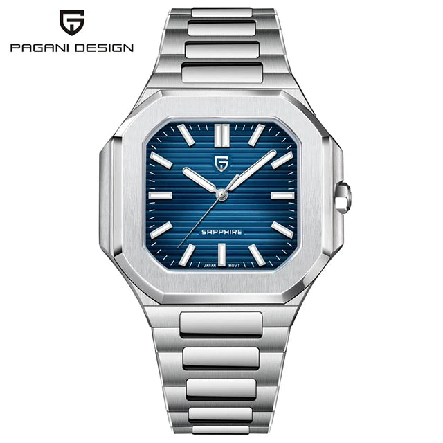 PAGANI DESIGN New Quartz Men's Watch Stainless Steel Sports Waterproof Men Watches Luxury Fashion Sapphire Glass Watch For Men's
