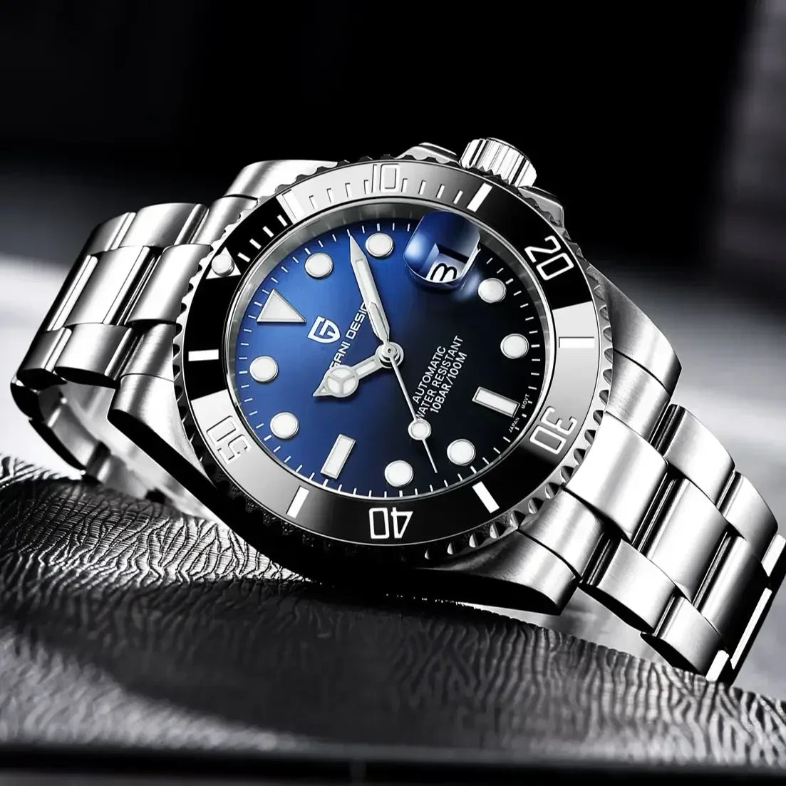 Pagani Design 2025 Men Automatic Mechanical Watch PD1661 NH35/8215 Dive Stainless Steel Waterproof Clock Sapphire Reloj Hombre