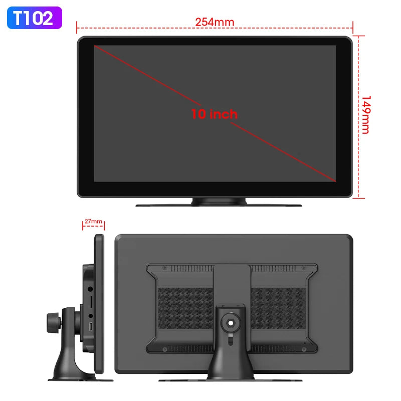 JMCQ 7/10 inch Carplay Car Smart Screen multimedia Video player Wireless Carplay Android Auto Car Radio for Apple Android Stereo
