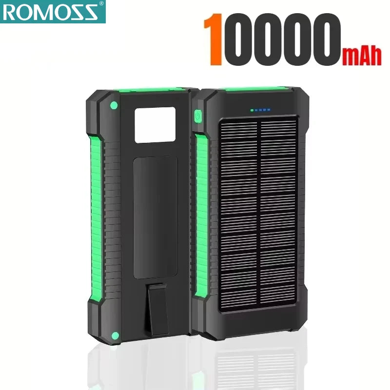 ROMOSS 120W 500000mAh Solar Power Bank Portable Large Capacity Super Fast Charging Outdoor External Battery for iPhone 17/16/15