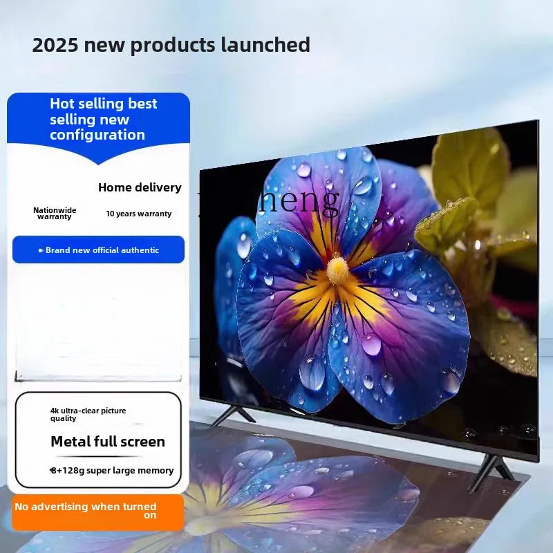 ZC 8K genuine 100 inch 65  75  120 inch ultra-clear ultra-thin intelligent voice Internet Protocol Television