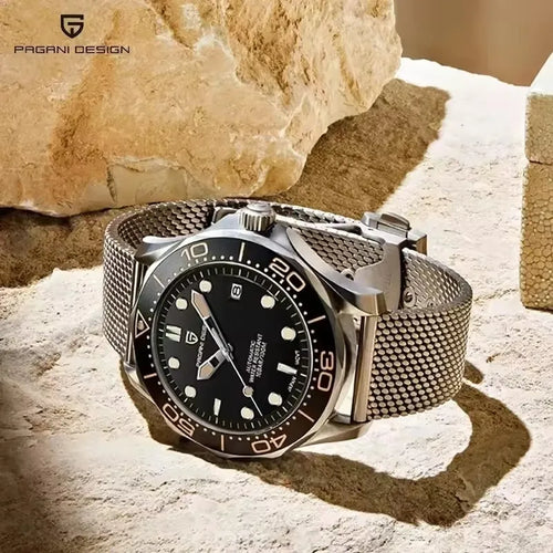 2026 PAGANI DESIGN New 007 Ceramic Bezel Man watch Luminous Sapphire Japan Movt Watch 316L All Steel Mechanical Luxury Men watch