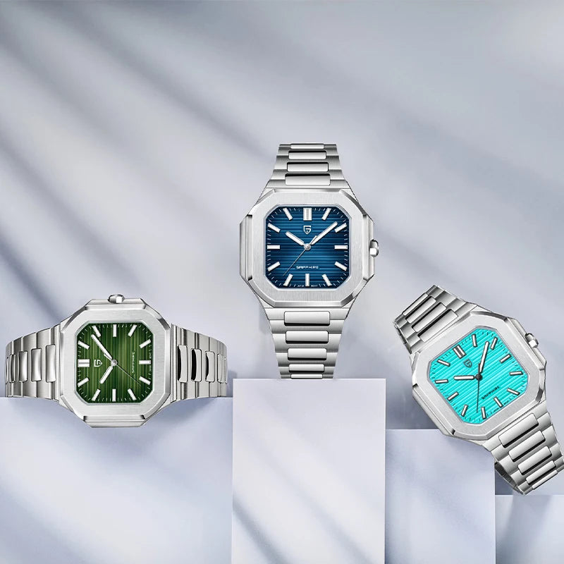 PAGANI DESIGN New Quartz Men's Watch Stainless Steel Sports Waterproof Men Watches Luxury Fashion Sapphire Glass Watch For Men's