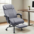 Gaming Chair Massage Office Chair Ergonomic with Heating and 7 Vibration Points Footrest, 200KG Load Capacity Executive Chair