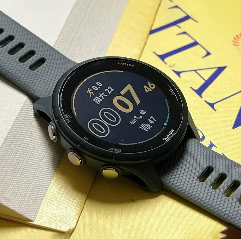 Garmin Forerunner 255 Sports Smartwatch 46mm 1.3'' Color Screen 14 Days Battery Life  RAM NFC Bluetooth  5ATM Waterproof